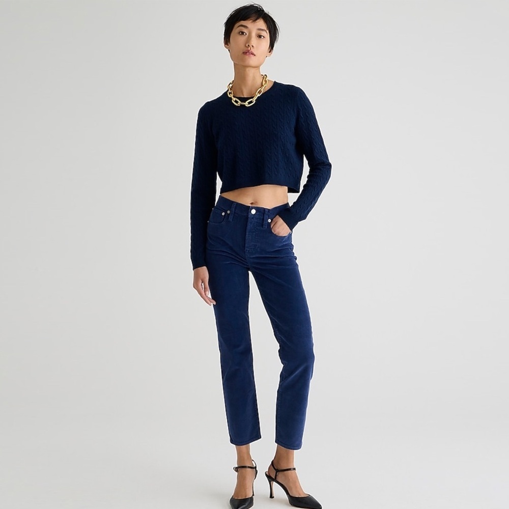 J. Crew - Vintage Slim-Straight Corduroy Pant - Dark Evening (Navy)